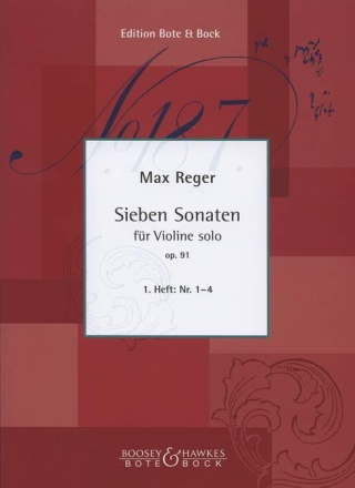 7 Sonaten op.91 Band 1 (Nr.1-4) fr Violine solo