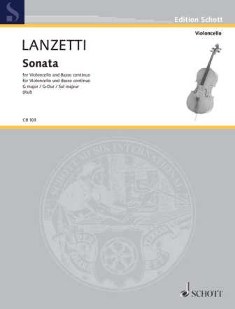Sonate G-Dur op.1,1 fr Violoncello und Klavier