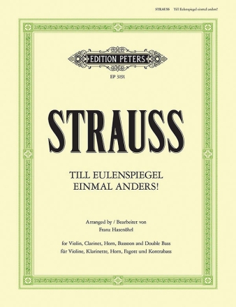 Till Eulenspiegel einmal anders fr Violine, Klarinette, Horn, Fagott und Kontrabass 5 Stimmen