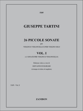 26 piccole sonate vol.1 12 sonate per violino e violoncello