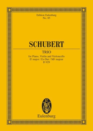 Klaviertrio Es-Dur op.100 fr Klaviertrio Studienpartitur