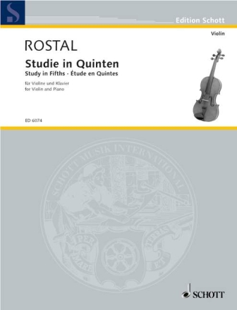 Studie in Quinten fr Violine und Klavier