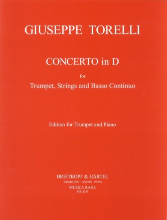 Konzert D-Dur für Trompete und Orchester für Trompete und Klavier