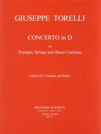 Konzert D-Dur fr Trompete und Orchester fr Trompete und Klavier