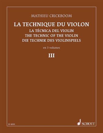 La technique du violon vol.3