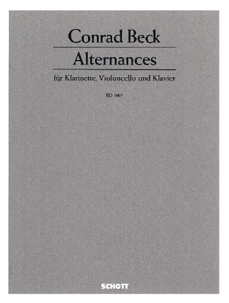 Alternances fr Klarinette, Violoncello und Klavier