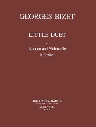 Duettino c minor for bassoon and cello score
