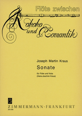 Sonate fr Flte und Viola 2 Spielpartituren