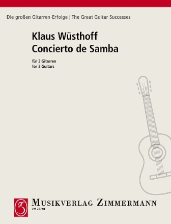 Concierto de Samba fr 3 Gitarren Spielpartitur