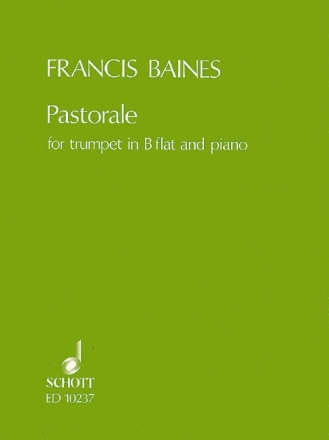 Pastorale for trumpet and piano Score and part