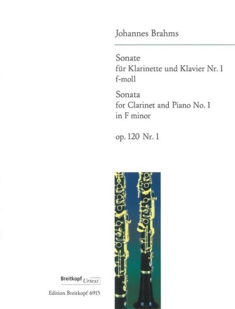 Sonate f-Moll Nr.1 op.120 fr Klarinette und Klavier