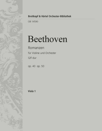 Romanzen F-Dur op.40 und G-Dur op.50 fr Violine und Orchester Viola