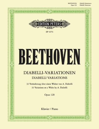 33 Vernderungen ber einen Walzer von Anton Diabelli op.120 fr Klavier