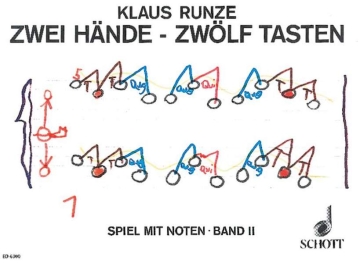 Zwei Hnde - Zwlf Tasten Band 2 fr Klavier