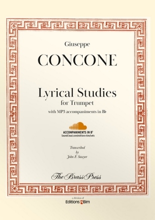 Lyrical Studies for trumpet (accompaniment as mp3-download)