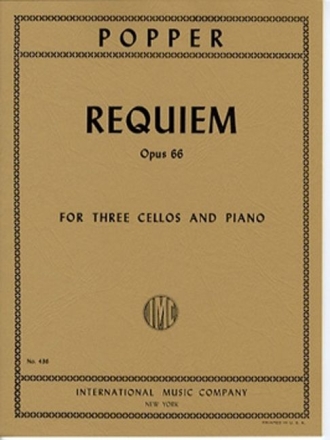 Requiem op.66 for 3 violoncellos and piano