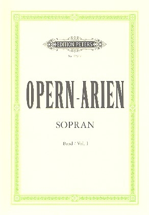 Opernarien Band 1 fr Sopran und Klavier