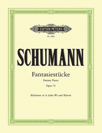 Fantasiestcke op.73 fr Klarinette (A/B) und Klavier