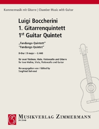 Quintett D-Dur Nr.1 fr Gitarre und Streichquartett Stimmen