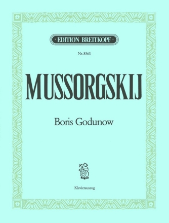 Boris Godunow - Originalfassung 1874  Klavierauszug (russ/frz/dt)