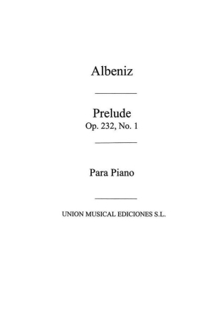 Prelude op.232,1 for piano