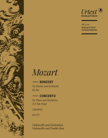 Konzert Es-Dur Nr.9 KV271 fr Klavier und Orchester Violoncello / Kontrabass