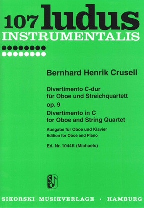 Divertimento C-Dur op.9 fr Oboe und Streichquartett fr Oboe und Klavier