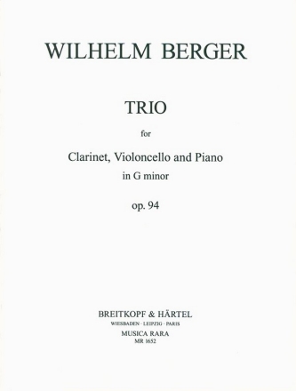 Trio g-Moll fr Klarinette, Violoncello und Klavier
