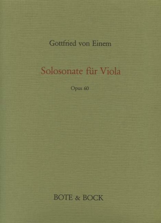 Sonate op.60 fr Viola