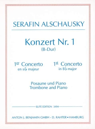 Konzert B-Dur Nr.1 fr Posaune und Orchester fr Posaune und Klavier