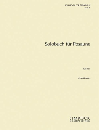 Solobuch Band 4 fr Posaune und Klavier