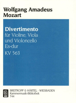 Divertimento Es-Dur KV563 fr Streichtrio Stimmen