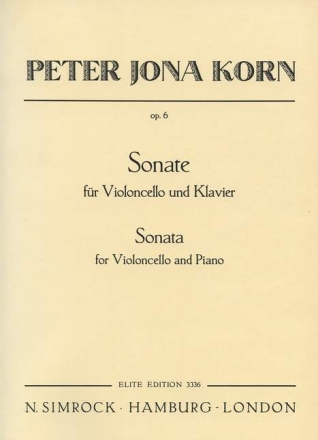 Sonate op.6 fr Violoncello und Klavier