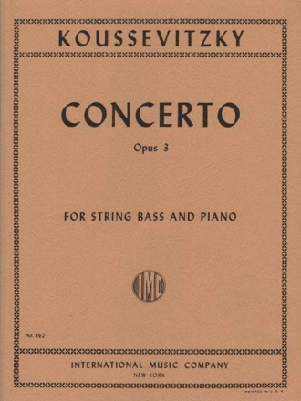 Concerto op.3 for double bass and piano