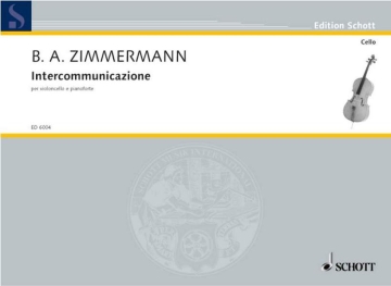 Intercomunicazione fr Violoncello und Klavier 2 Exemplare zur Auffhrung ntig