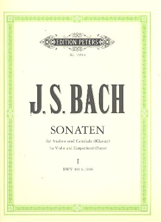 6 Sonaten Band 1 (Nr.1-3) fr Violine und Cembalo (Klavier)