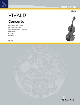 Concerto a-Moll op.3,6 RV356 fr Violine und Klavier