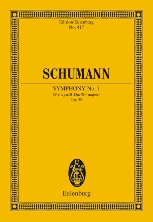 Sinfonie B-Dur Nr.1 op.38 fr Orchester Studienpartitur