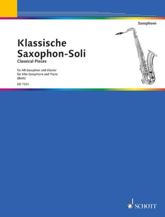Klassische Saxophon-Soli fr Alt-Saxophon und Klavier
