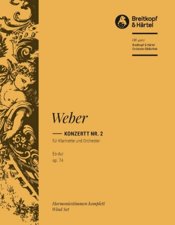 Konzert Nr.2 Es-Dur op.74 fr Klarinette und Orchester Harmonie