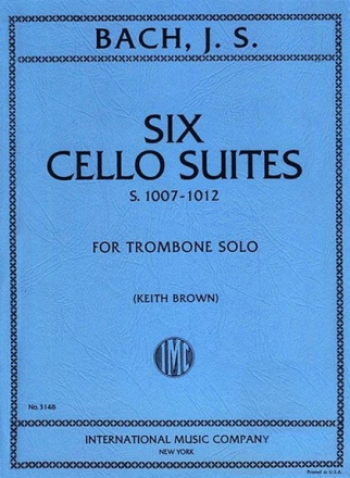 6 Cello Suites for trombone solo