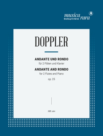 Andante and rondo op.25 for 2 flutes and piano