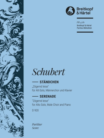 Stndchen D920 fr Alt, Mnnerchor und Klavier Partitur (dt)