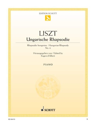 Ungarische Rhapsodie Nr.6 fr Klavier