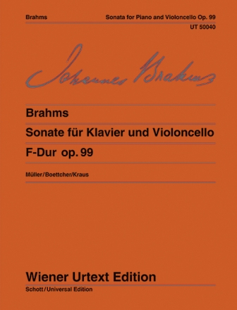 Sonate F-Dur op.99 fr Violoncello und Klavier