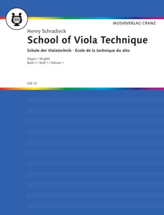 Schule der Violatechnik Band 1 fr Viola