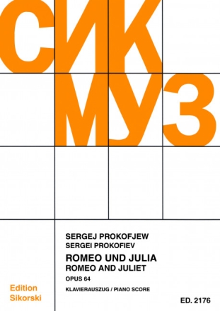 Romeo und Julia op.64 fr Orchester Klavierauszug