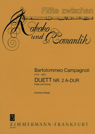 Duett A-Dur Nr.2 fr Flte und Violine