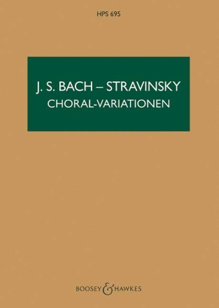 Choral-Variationen HPS 695 fr gemischter Chor und Orchester Studienpartitur