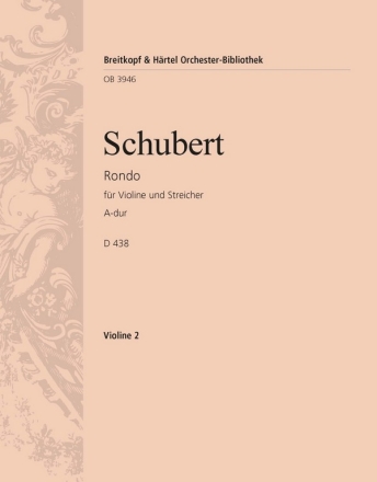 Rondo A-Dur D438 fr Violine und Streichorchester Violine 2